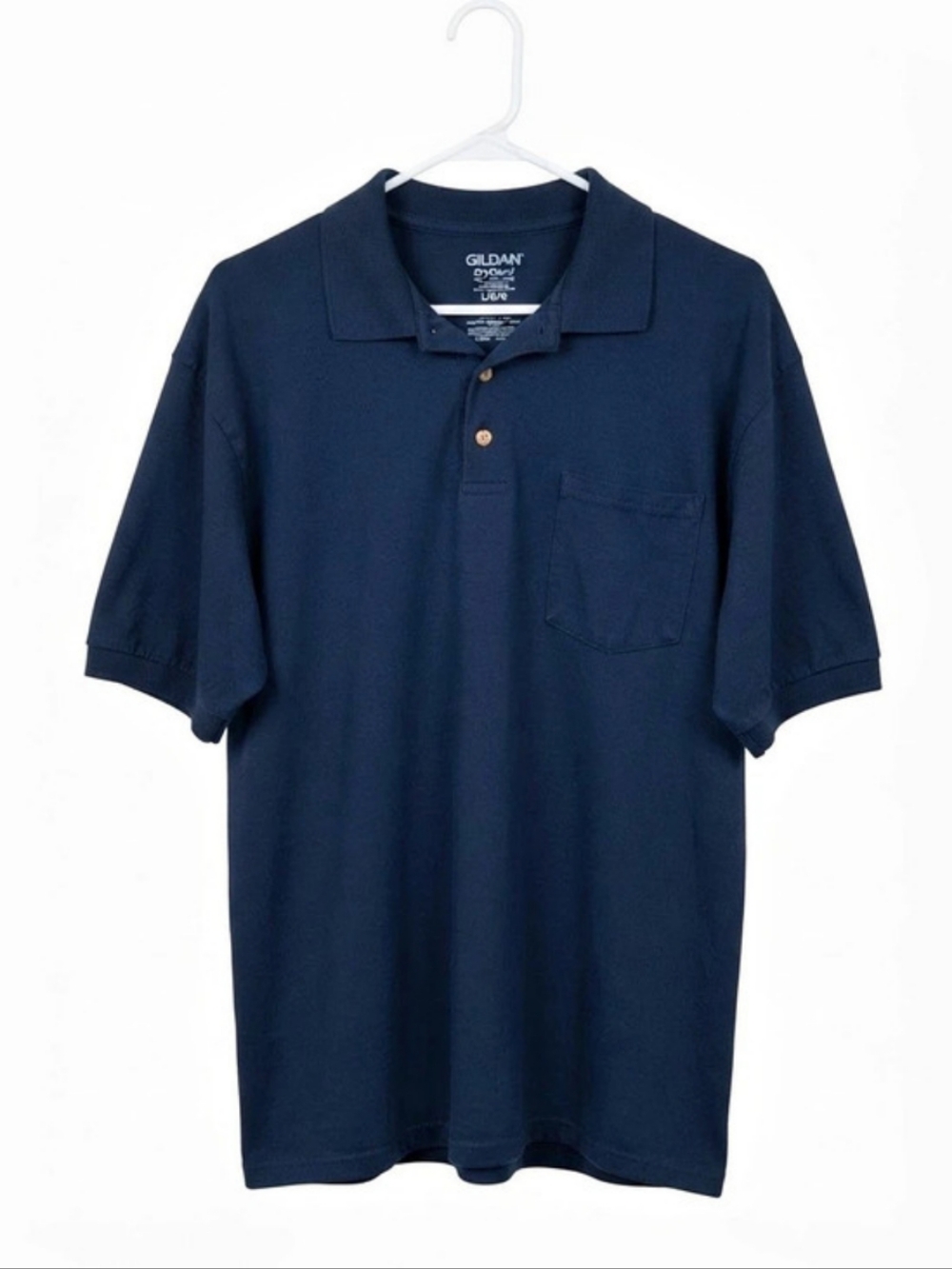 Gildan Dry Blend X-Large Men's Polo Pocket Blue XL Harbor Freight Tools